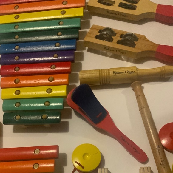 Melissa & Doug 13 Piece Musical Instrument Set wooden instruments - Picture 3 of 4